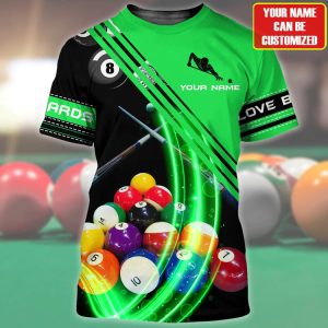 Personalized Billiard Shirt, 3D All Over Printed Colorful Tshirt For Billiard Player, Billiard Team Uniform 2 p130505d 45cf2b25 0267 40e5 b5da cde7c15cd8e4