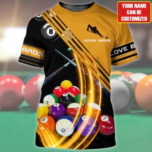 Personalized Billiard Shirt, 3D All Over Printed Colorful Tshirt For Billiard Player, Billiard Team Uniform 7 p130505c c43a8fce b946 4180 b92b af4c643c7bd1