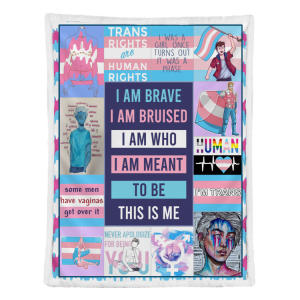 Trans Blanket, Transgender Pride Blanket, Trans Gifts, Gift For Transgender, Lgbtq Quilt Blanket 2 1638159570336 0bdbb9a9 caa5 478e 84e3 d9b586875293