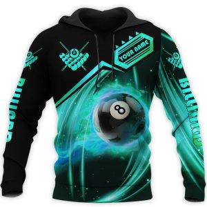 3D All Over Print Billiard Hoodie, Rock Strike Billiard Unisex Shirt, Billiard Gift For Him, Billiard Uniform k280401d