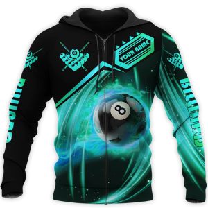 3D All Over Print Billiard Hoodie, Rock Strike Billiard Unisex Shirt, Billiard Gift For Him, Billiard Uniform 3 k280401e