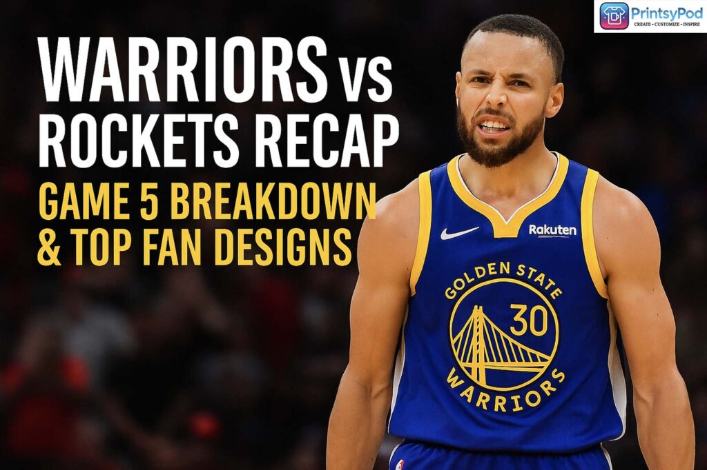 Warriors vs Rockets Recap - Game 5 Breakdown & Top Fan Designs 9 Warriors vs Rockets Recap Game 5 Breakdown & Top Fan Designs