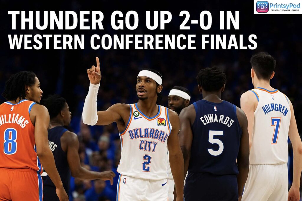 Thunder Go Up 2-0 in Western Conference Finals 43 Thunder Go Up 2-0 in Western Conference Finals