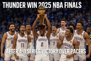 Thunder Win 2025 NBA Finals After 4-3 Series Victory Over Pacers 14 Thunder Win 2025 NBA Finals After 4 3 Series Victory Over Pacers